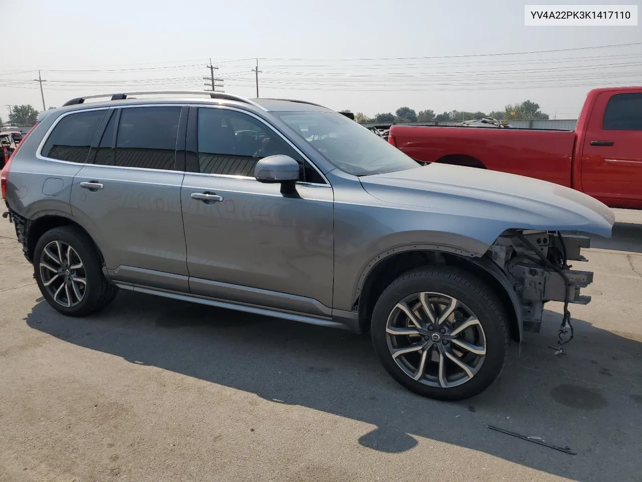 2019 Volvo Xc90 T6 Momentum VIN: YV4A22PK3K1417110 Lot: 69760164