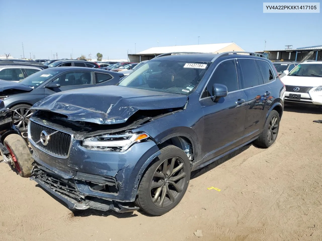 YV4A22PKXK1417105 2019 Volvo Xc90 T6 Momentum