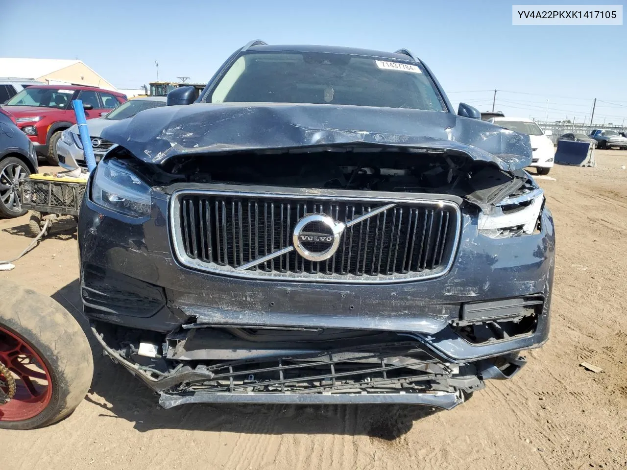 2019 Volvo Xc90 T6 Momentum VIN: YV4A22PKXK1417105 Lot: 71437784