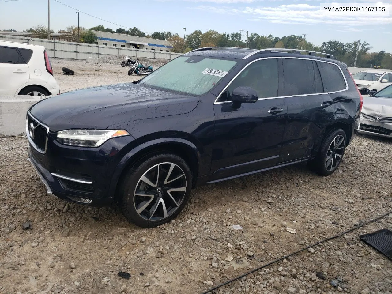 2019 Volvo Xc90 T6 Momentum VIN: YV4A22PK3K1467165 Lot: 71665354