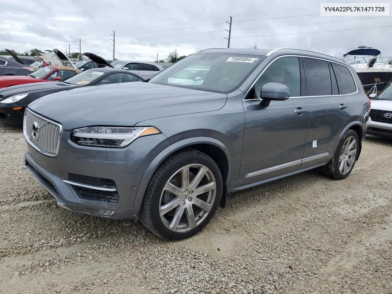 2019 Volvo Xc90 T6 Inscription VIN: YV4A22PL7K1471728 Lot: 73989894