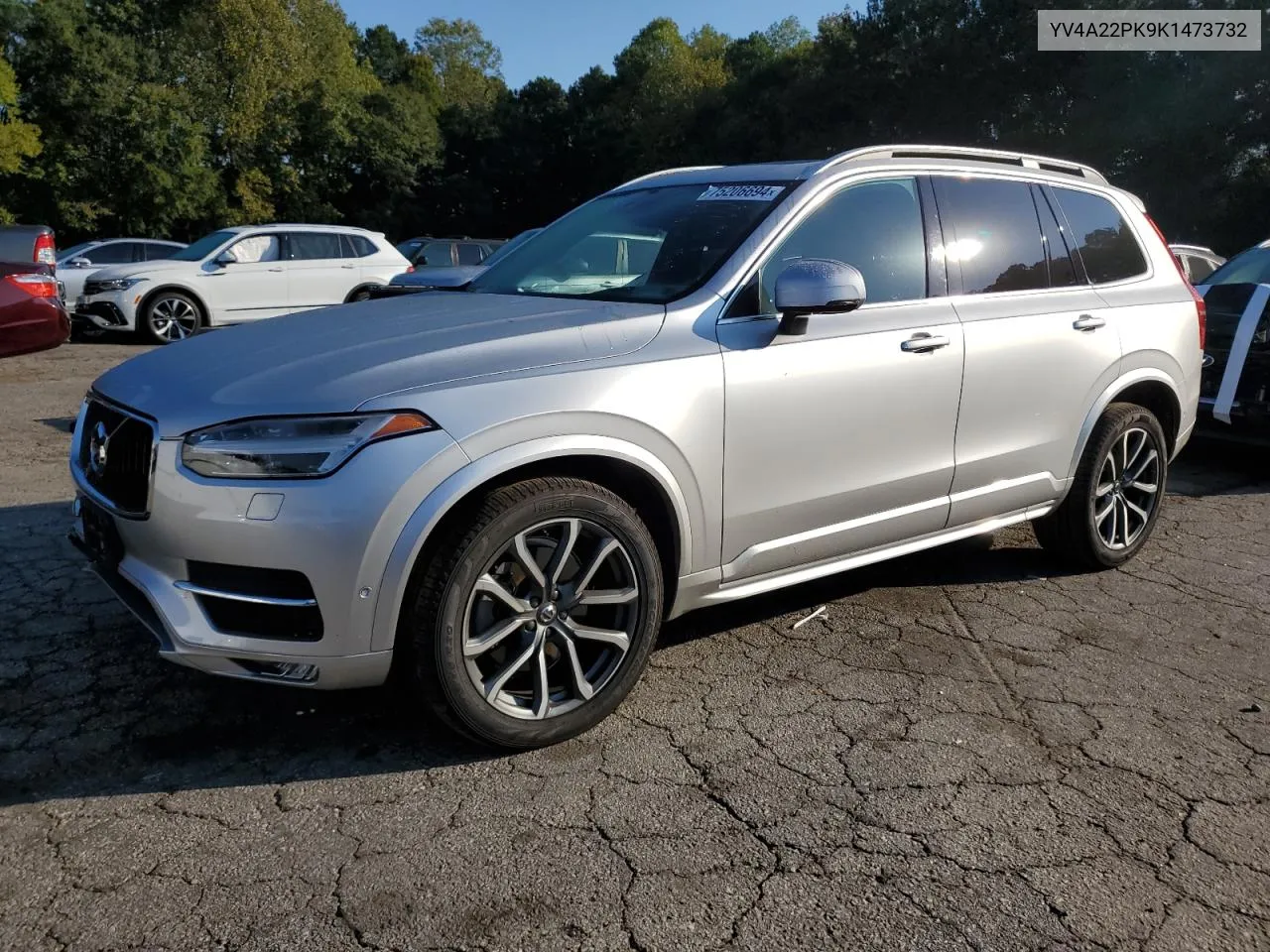 2019 Volvo Xc90 T6 Momentum VIN: YV4A22PK9K1473732 Lot: 75206694