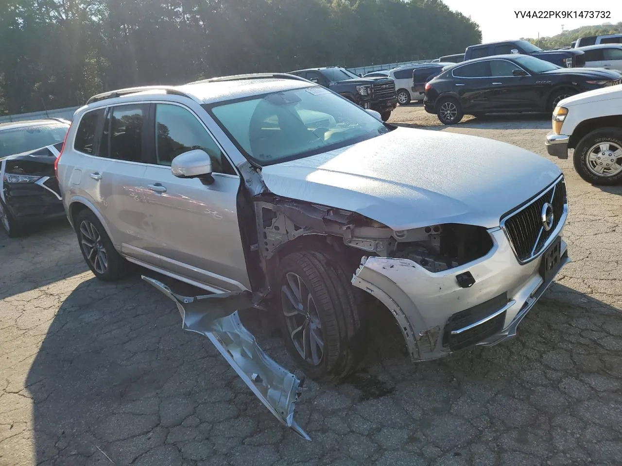 2019 Volvo Xc90 T6 Momentum VIN: YV4A22PK9K1473732 Lot: 75206694