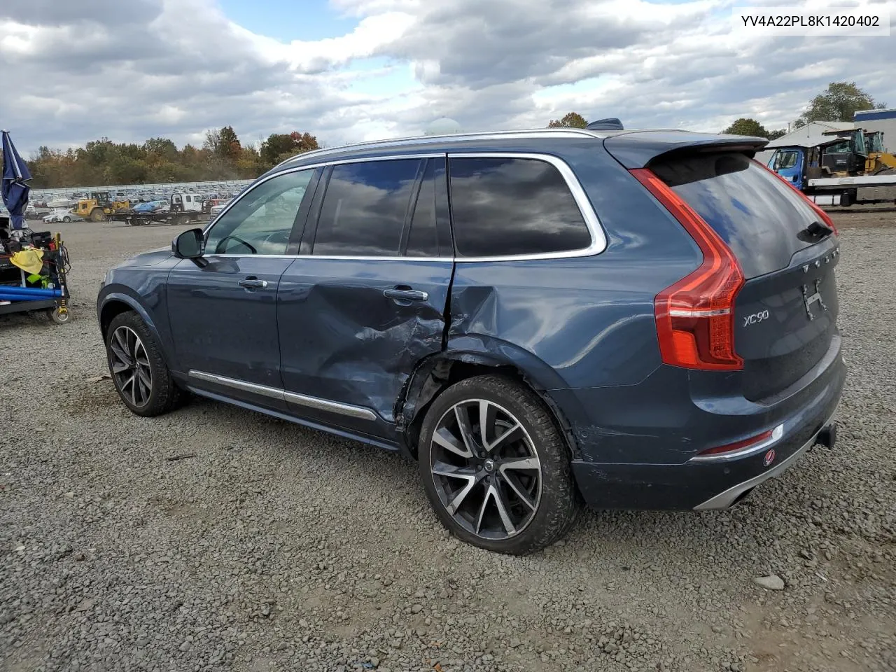 2019 Volvo Xc90 T6 Inscription VIN: YV4A22PL8K1420402 Lot: 75605534