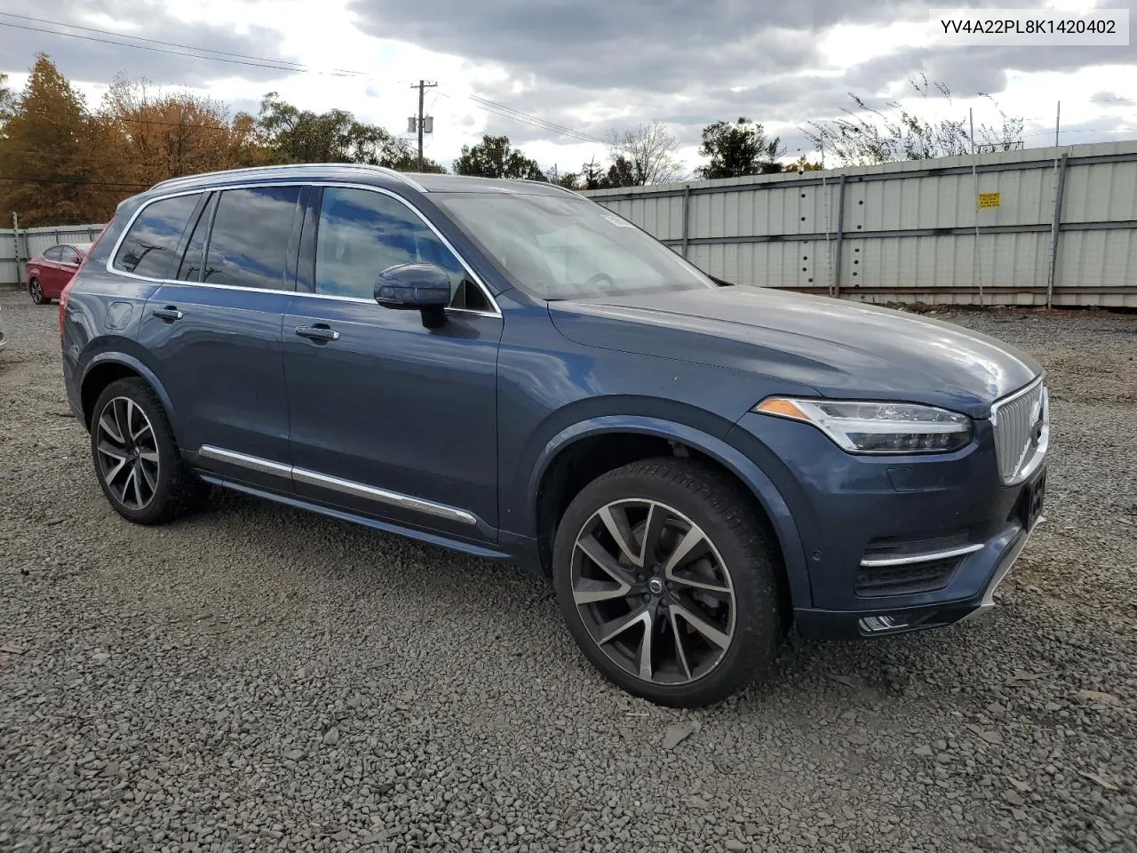 2019 Volvo Xc90 T6 Inscription VIN: YV4A22PL8K1420402 Lot: 75605534