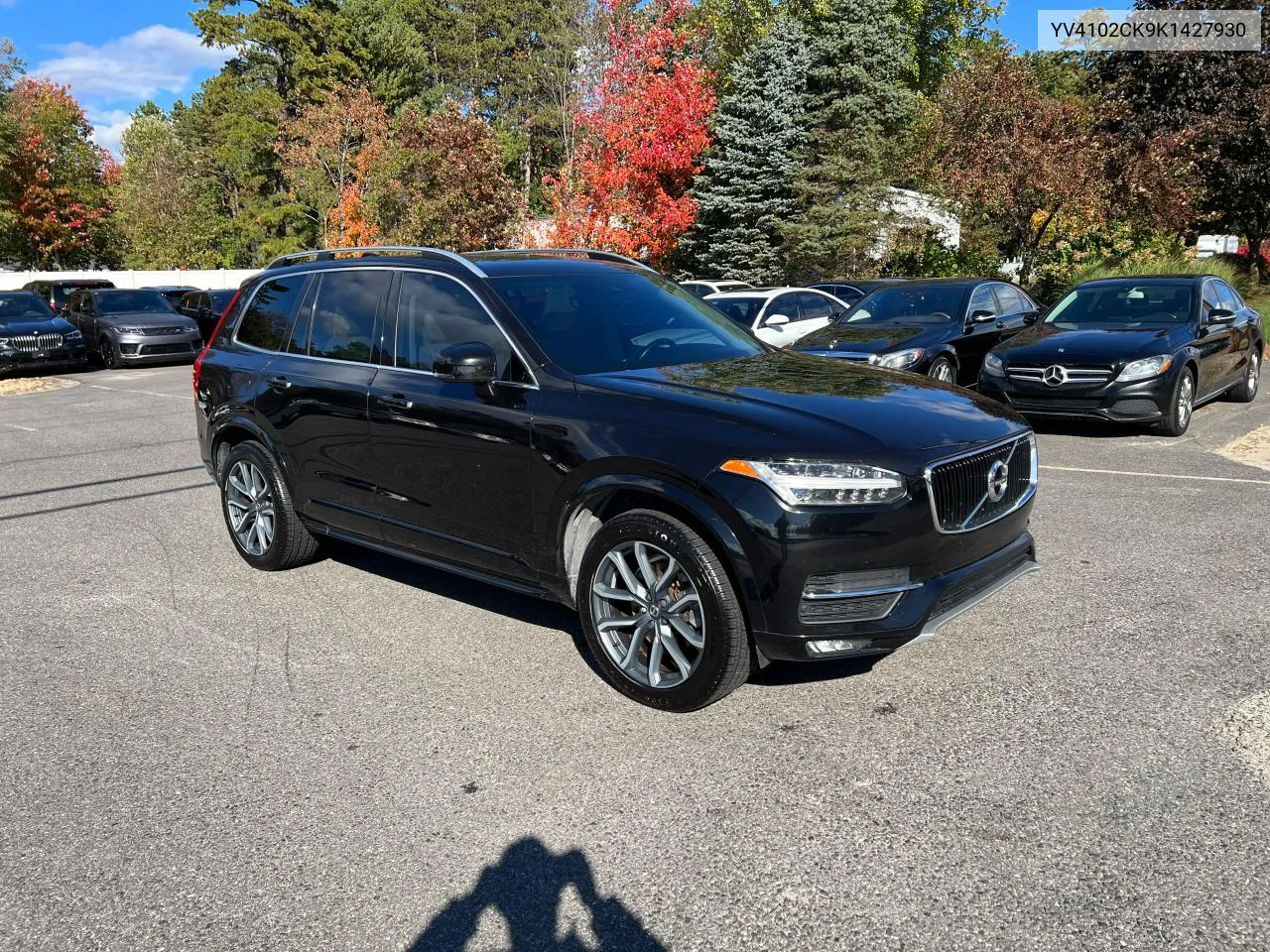 2019 Volvo Xc90 T5 Momentum VIN: YV4102CK9K1427930 Lot: 75712524