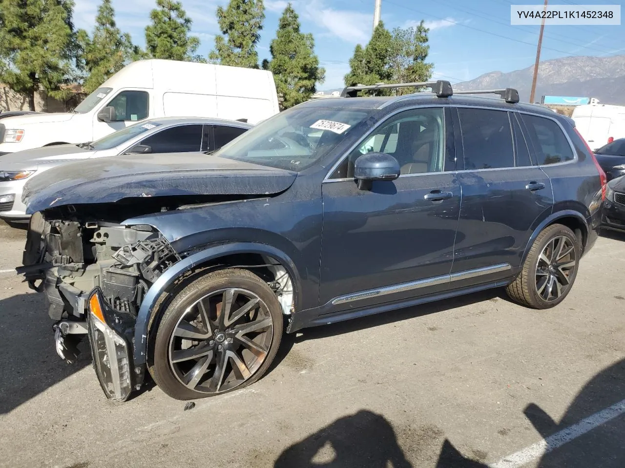 2019 Volvo Xc90 T6 Inscription VIN: YV4A22PL1K1452348 Lot: 75729674