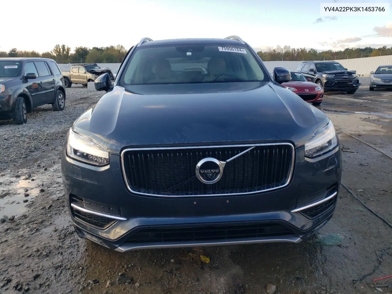 2019 Volvo Xc90 T6 Momentum VIN: YV4A22PK3K1453766 Lot: 75956124