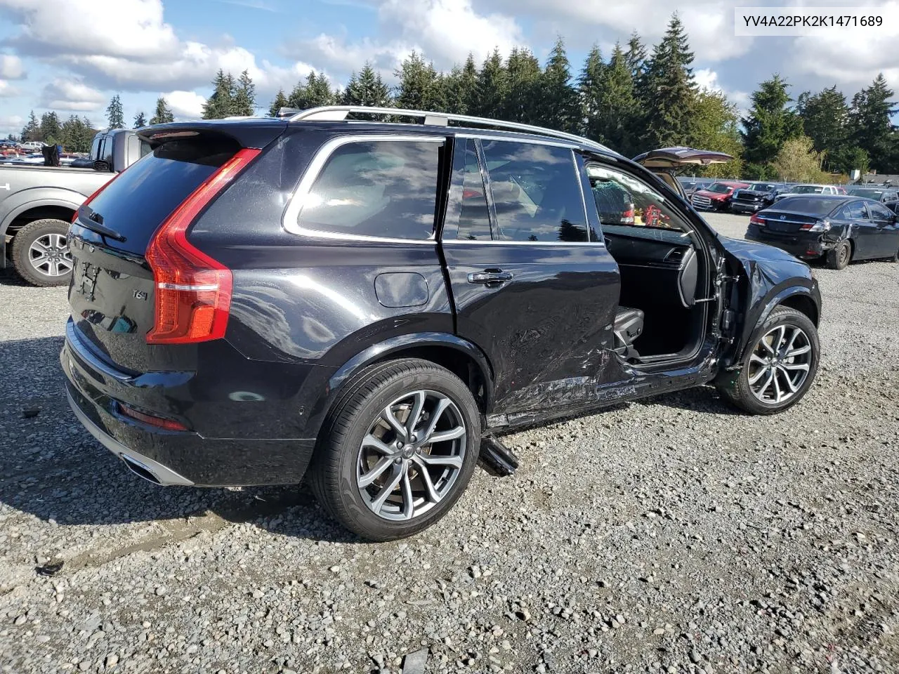 2019 Volvo Xc90 T6 Momentum VIN: YV4A22PK2K1471689 Lot: 77655374