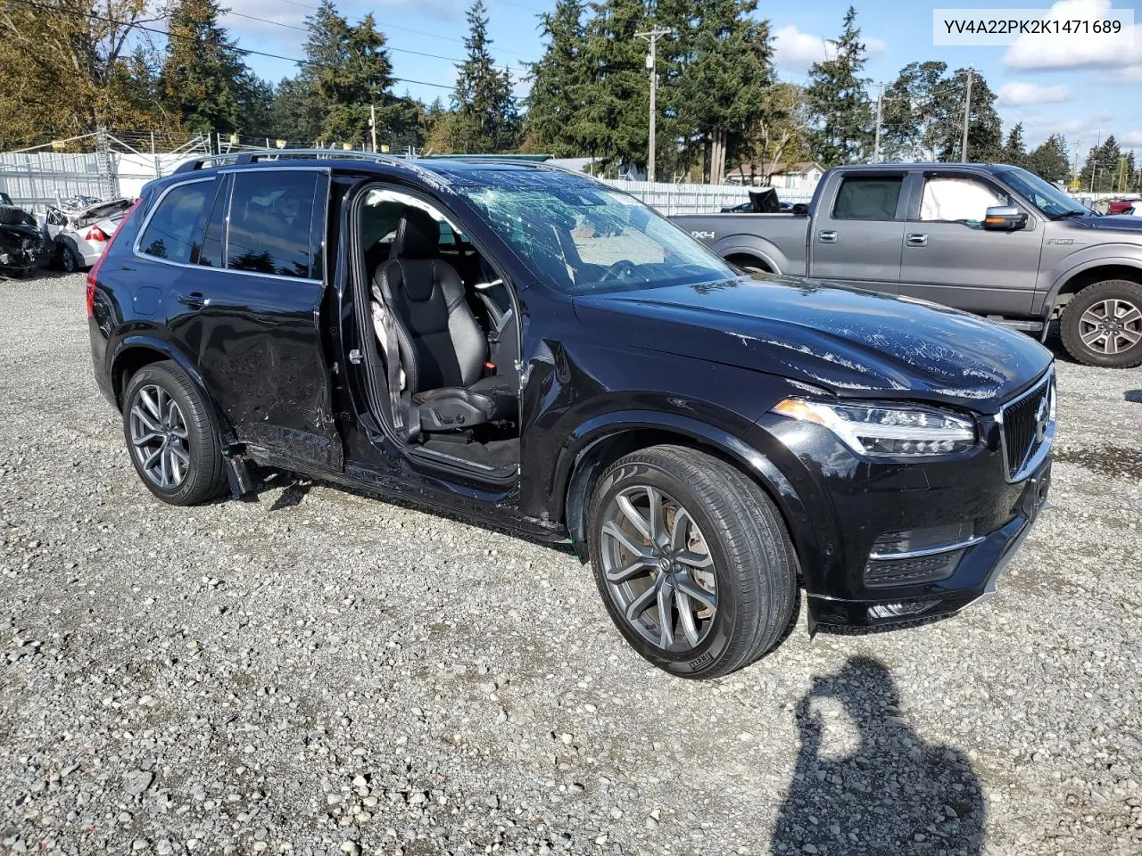 2019 Volvo Xc90 T6 Momentum VIN: YV4A22PK2K1471689 Lot: 77655374