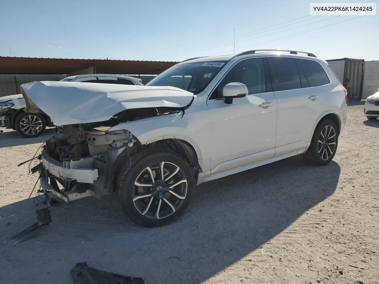 YV4A22PK6K1424245 2019 Volvo Xc90 T6 Momentum