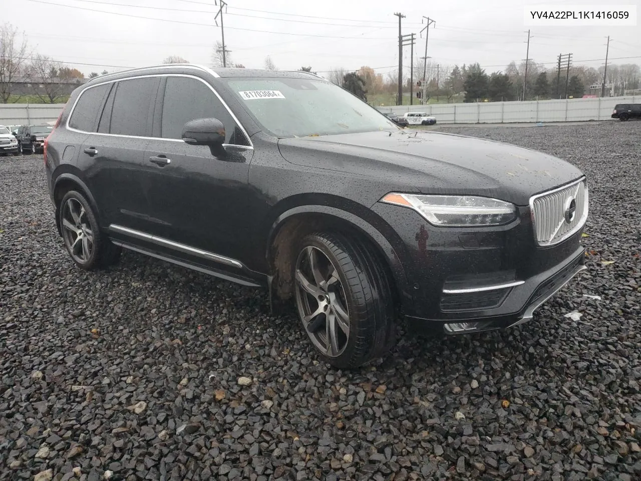 2019 Volvo Xc90 T6 Inscription VIN: YV4A22PL1K1416059 Lot: 81703064