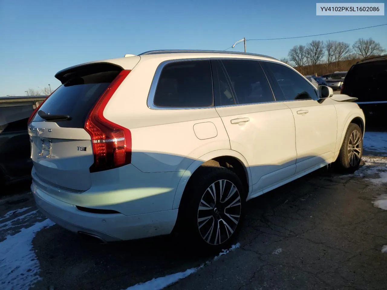 2020 Volvo Xc90 T5 Momentum VIN: YV4102PK5L1602086 Lot: 37414094