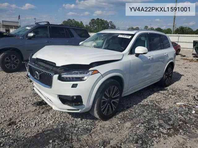 2020 Volvo Xc90 T6 Momentum VIN: YV4A22PKXL1591001 Lot: 56908334