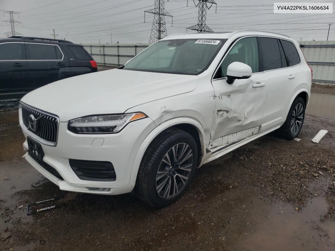 2020 Volvo Xc90 T6 Momentum VIN: YV4A22PK5L1606634 Lot: 61566024