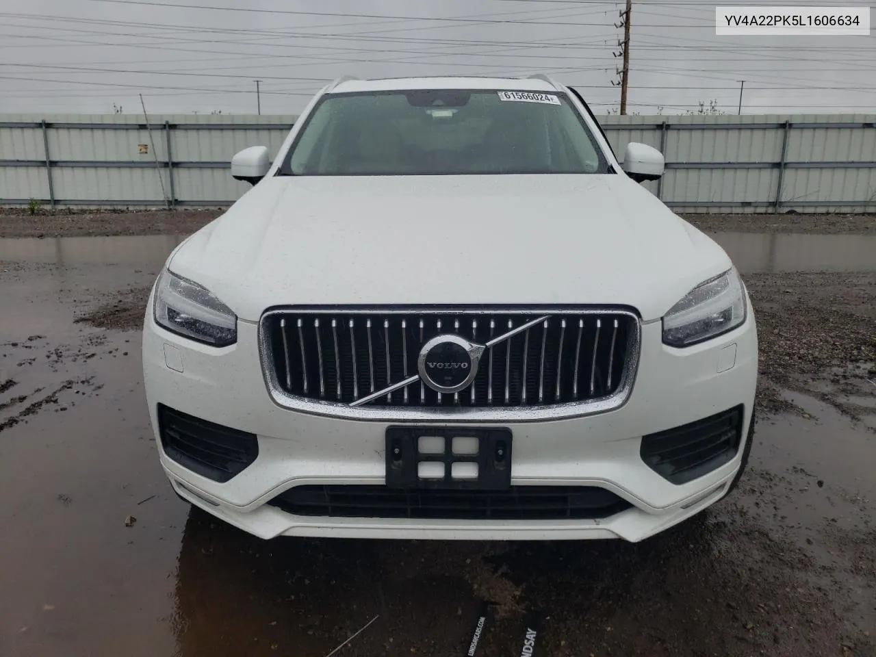 2020 Volvo Xc90 T6 Momentum VIN: YV4A22PK5L1606634 Lot: 61566024