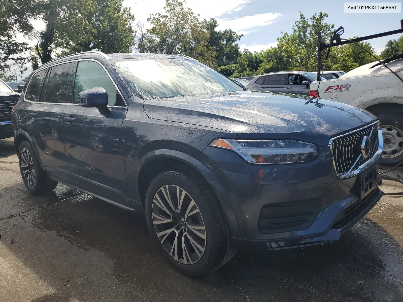 2020 Volvo Xc90 T5 Momentum VIN: YV4102PKXL1568551 Lot: 64492434