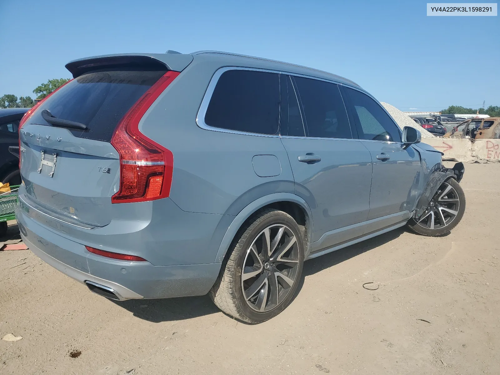 YV4A22PK3L1598291 2020 Volvo Xc90 T6 Momentum