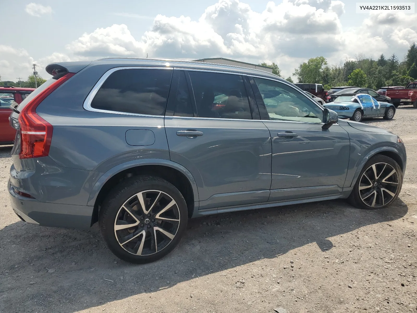 2020 Volvo Xc90 T6 Momentum VIN: YV4A221K2L1593513 Lot: 65087734