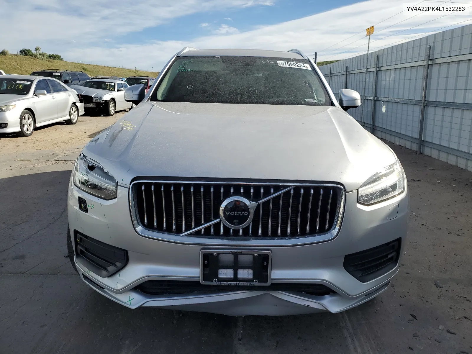 YV4A22PK4L1532283 2020 Volvo Xc90 T6 Momentum