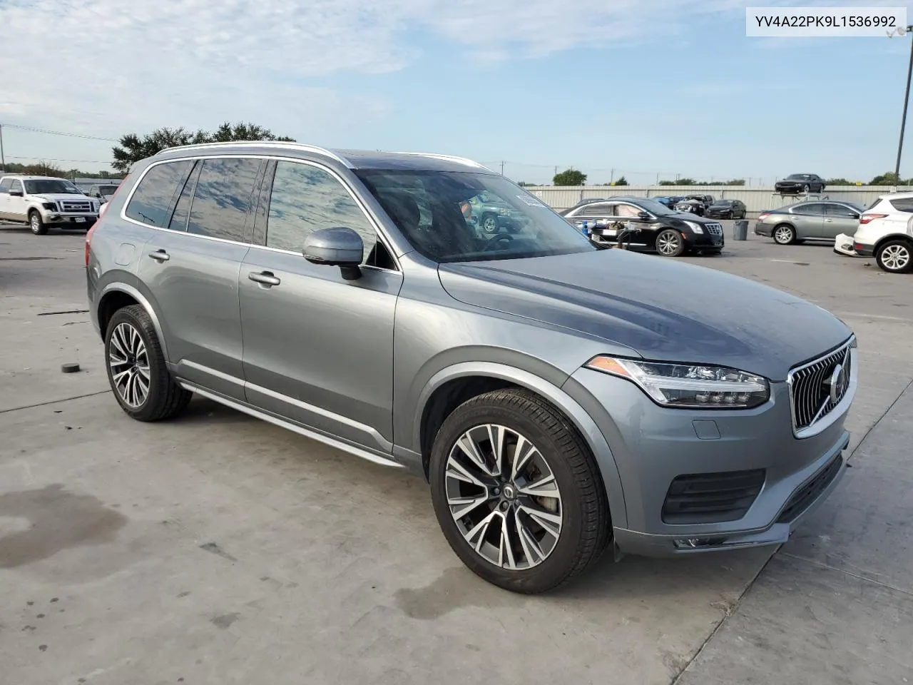 2020 Volvo Xc90 T6 Momentum VIN: YV4A22PK9L1536992 Lot: 68865644