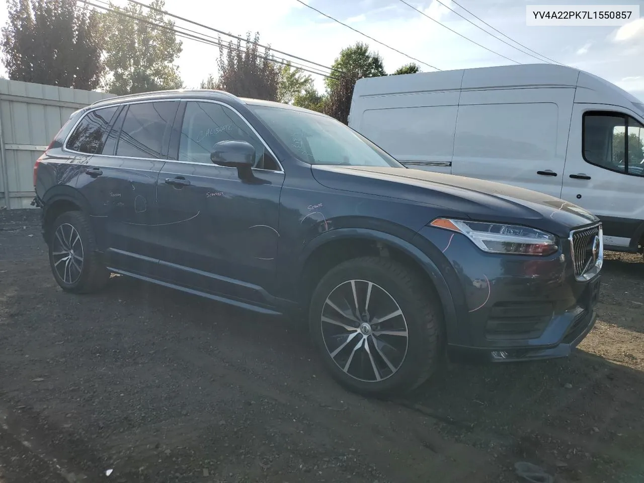 2020 Volvo Xc90 T6 Momentum VIN: YV4A22PK7L1550857 Lot: 70200844