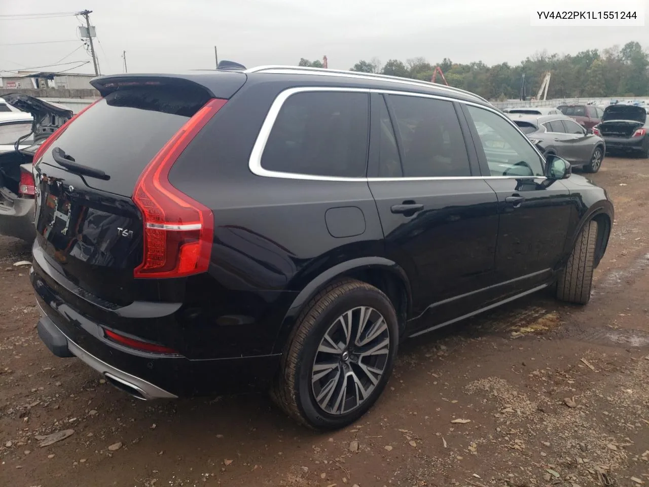 2020 Volvo Xc90 T6 Momentum VIN: YV4A22PK1L1551244 Lot: 73268034