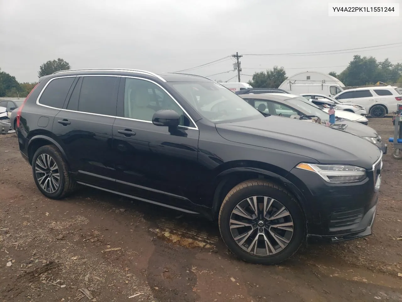 2020 Volvo Xc90 T6 Momentum VIN: YV4A22PK1L1551244 Lot: 73268034