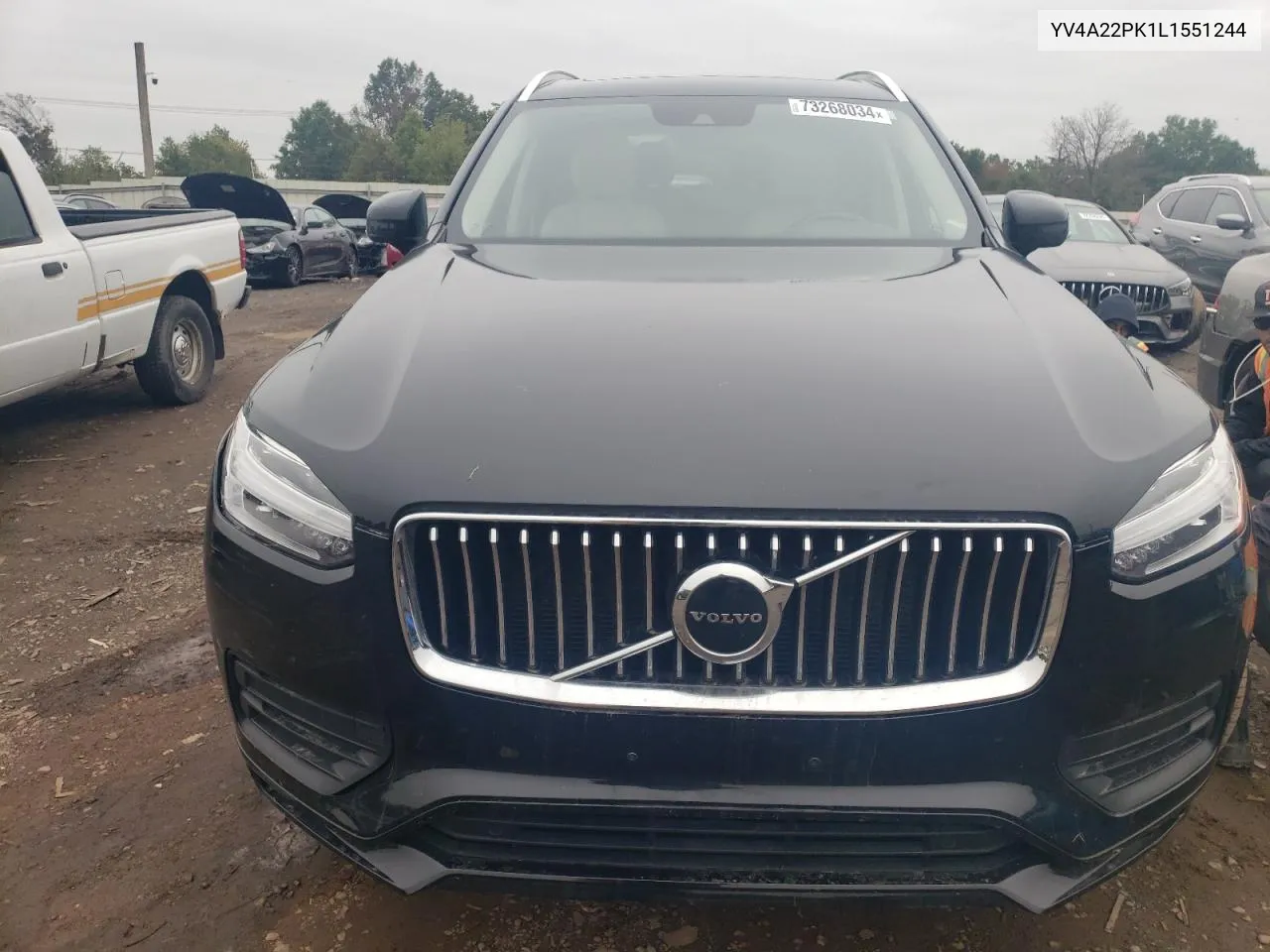 2020 Volvo Xc90 T6 Momentum VIN: YV4A22PK1L1551244 Lot: 73268034