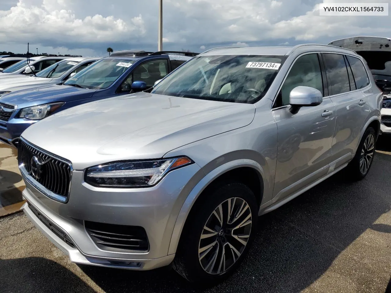 2020 Volvo Xc90 T5 Momentum VIN: YV4102CKXL1564733 Lot: 73797134