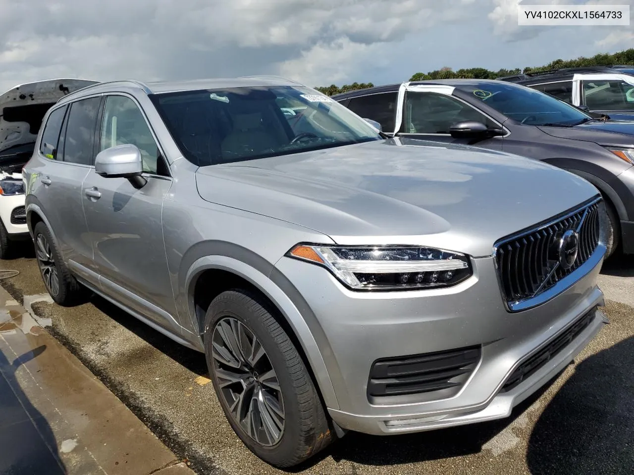 2020 Volvo Xc90 T5 Momentum VIN: YV4102CKXL1564733 Lot: 73797134