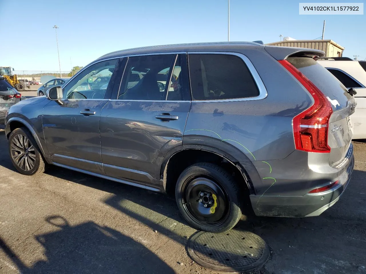 2020 Volvo Xc90 T5 Momentum VIN: YV4102CK1L1577922 Lot: 73917914