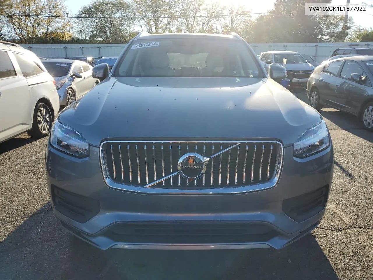 2020 Volvo Xc90 T5 Momentum VIN: YV4102CK1L1577922 Lot: 73917914