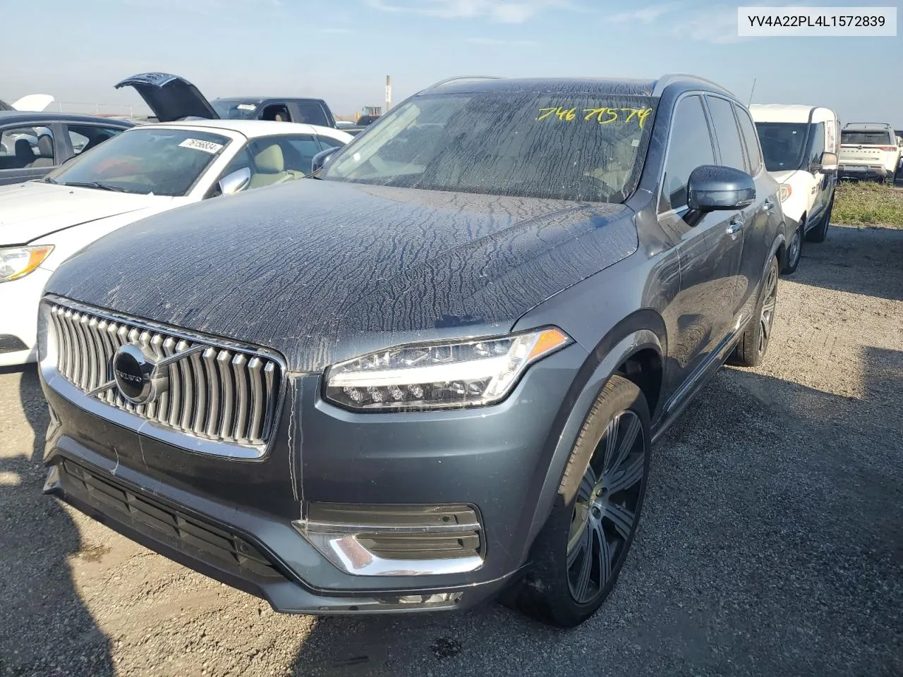 2020 Volvo Xc90 T6 Inscription VIN: YV4A22PL4L1572839 Lot: 74679574