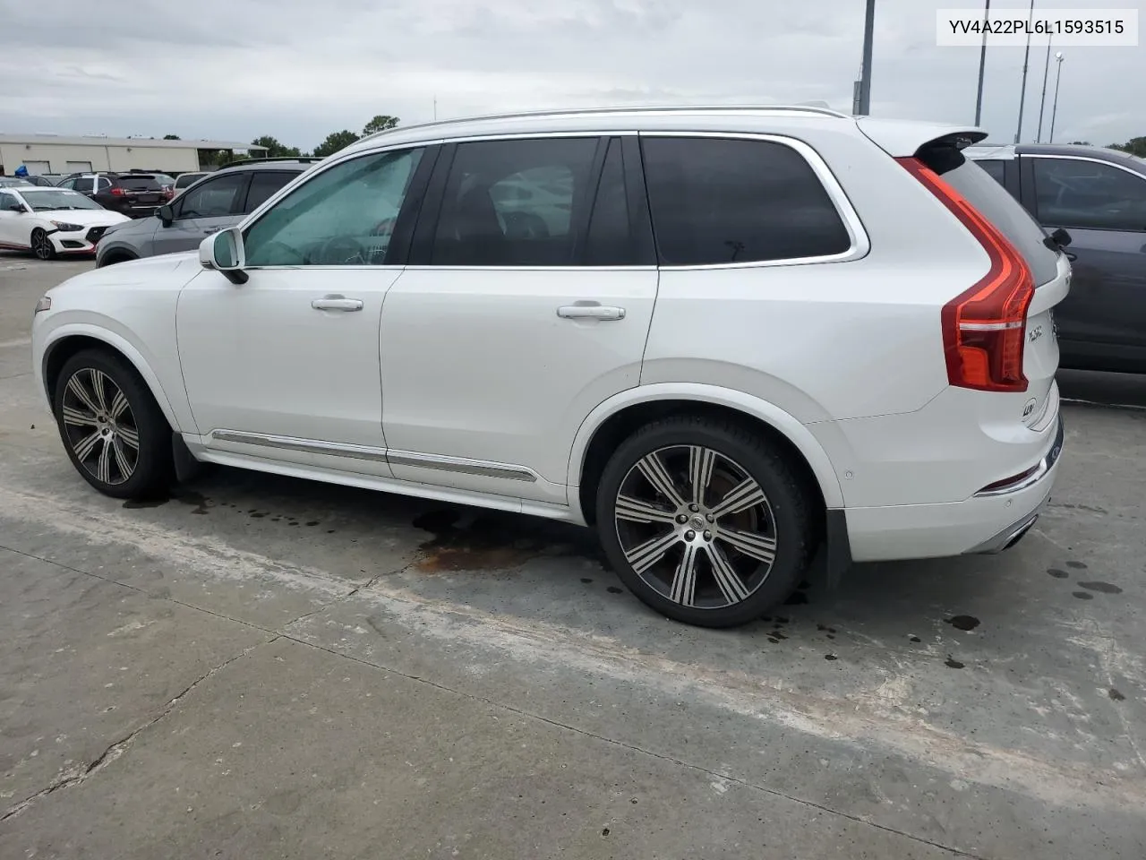 2020 Volvo Xc90 T6 Inscription VIN: YV4A22PL6L1593515 Lot: 74760574