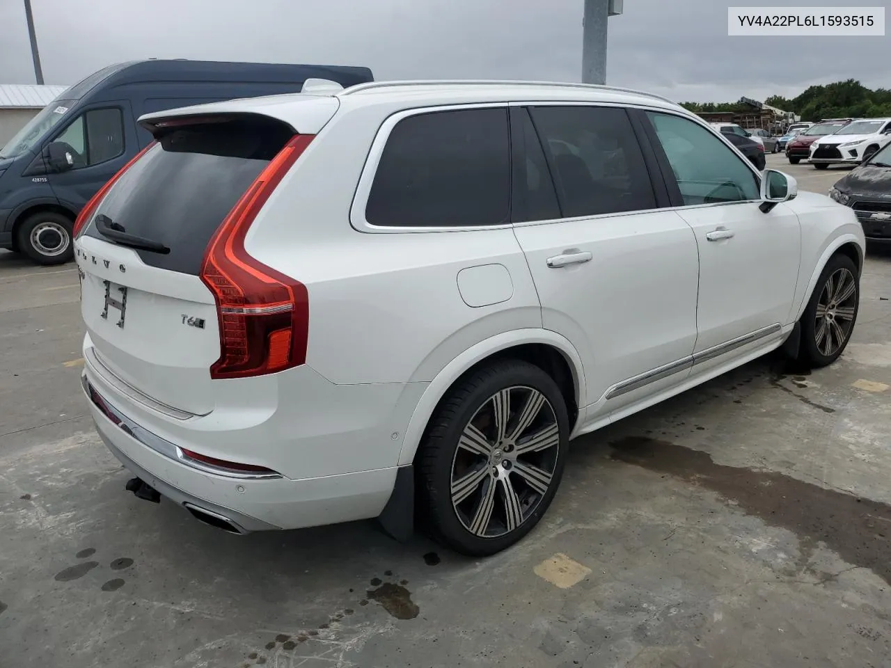 2020 Volvo Xc90 T6 Inscription VIN: YV4A22PL6L1593515 Lot: 74760574