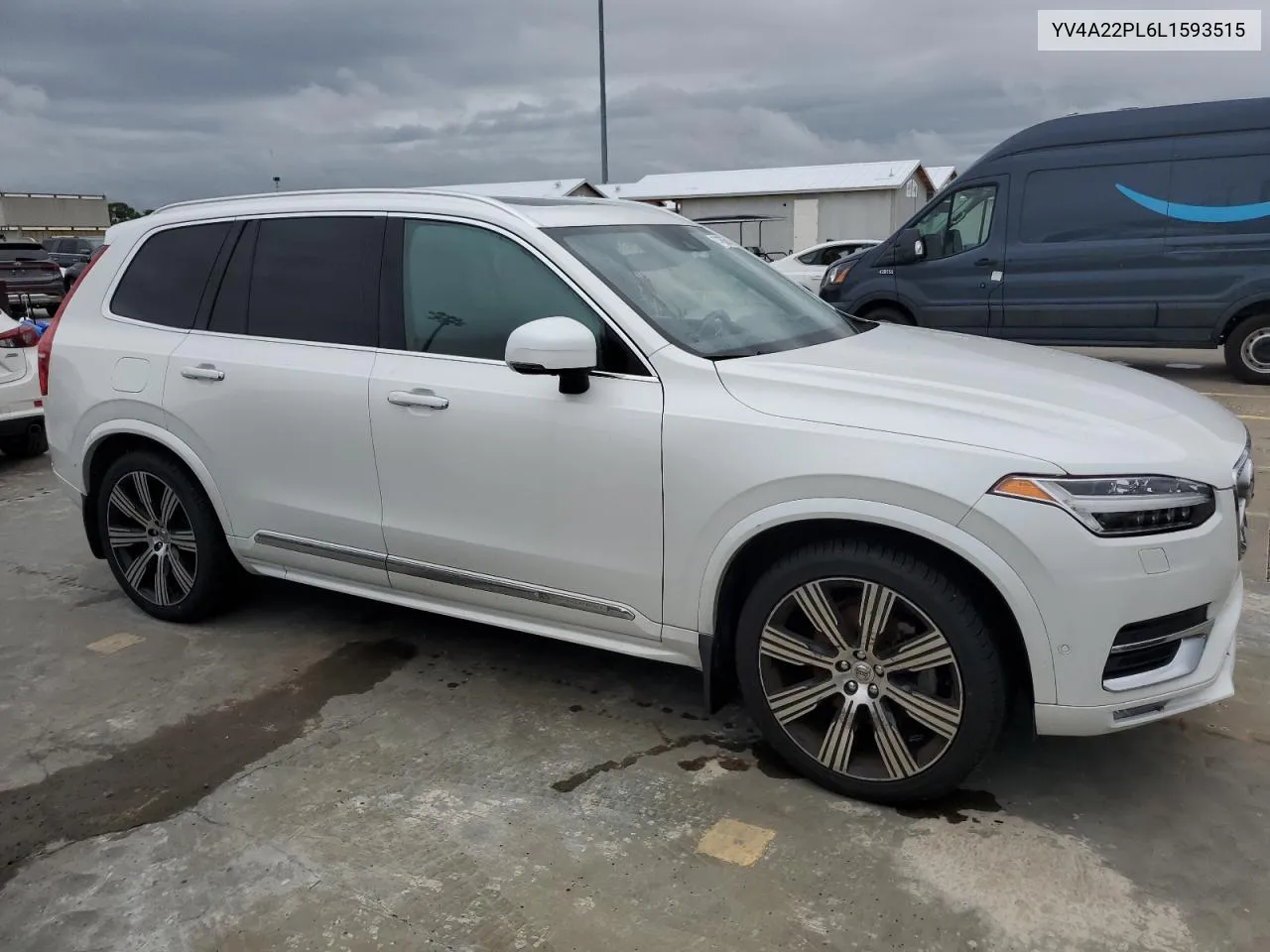 2020 Volvo Xc90 T6 Inscription VIN: YV4A22PL6L1593515 Lot: 74760574