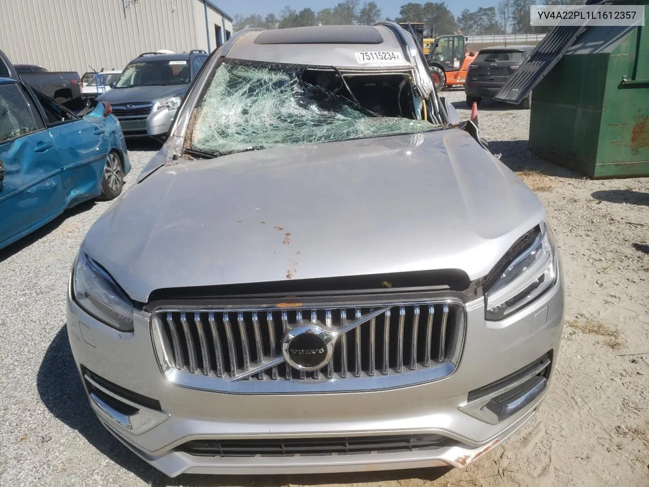 2020 Volvo Xc90 T6 Inscription VIN: YV4A22PL1L1612357 Lot: 75115234