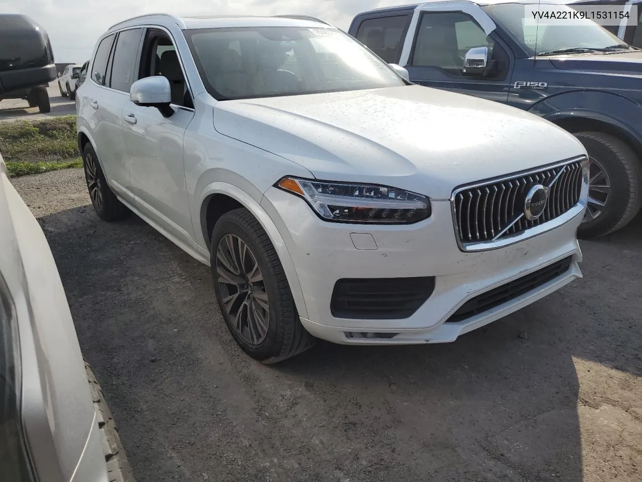 2020 Volvo Xc90 T6 Momentum VIN: YV4A221K9L1531154 Lot: 75165864