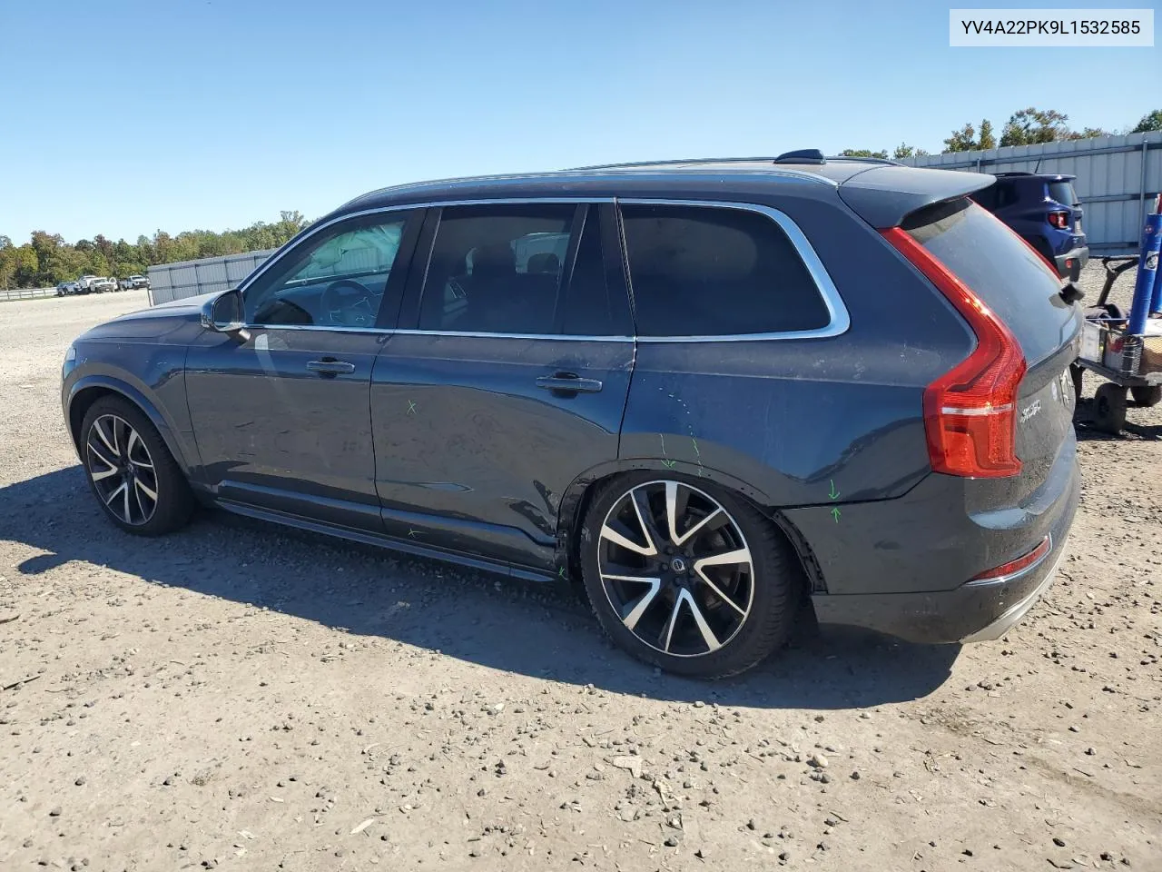 2020 Volvo Xc90 T6 Momentum VIN: YV4A22PK9L1532585 Lot: 75740524