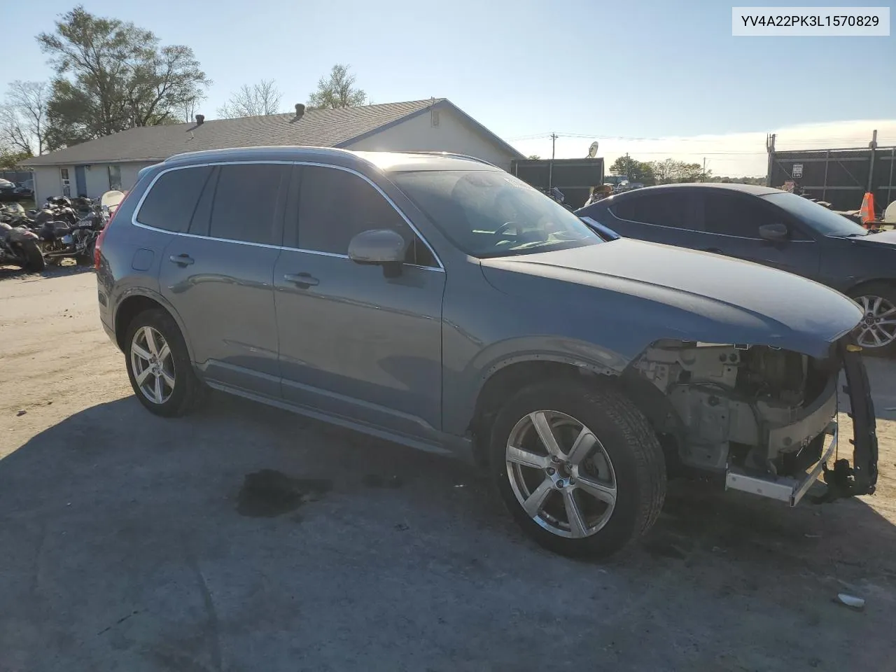 2020 Volvo Xc90 T6 Momentum VIN: YV4A22PK3L1570829 Lot: 77099044