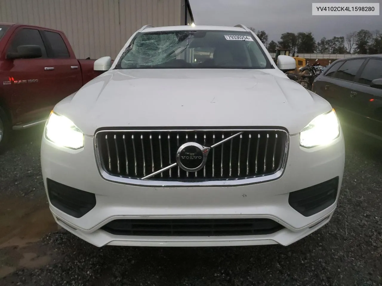 2020 Volvo Xc90 T5 Momentum VIN: YV4102CK4L1598280 Lot: 79330254