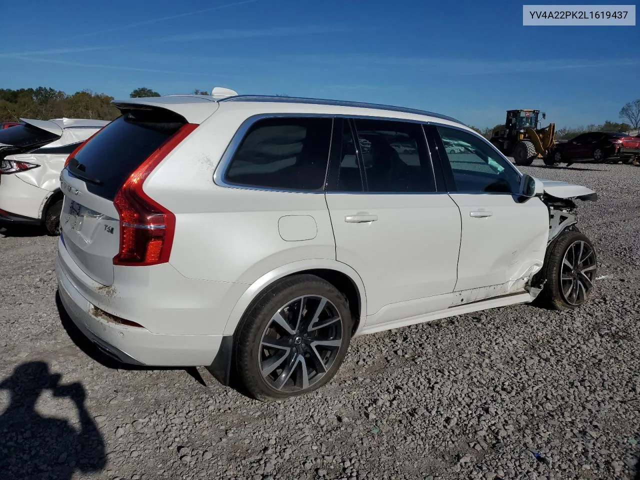 2020 Volvo Xc90 T6 Momentum VIN: YV4A22PK2L1619437 Lot: 80005644