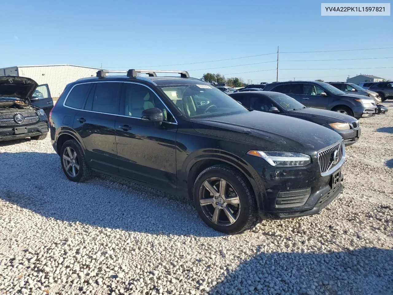 2020 Volvo Xc90 T6 Momentum VIN: YV4A22PK1L1597821 Lot: 80208454