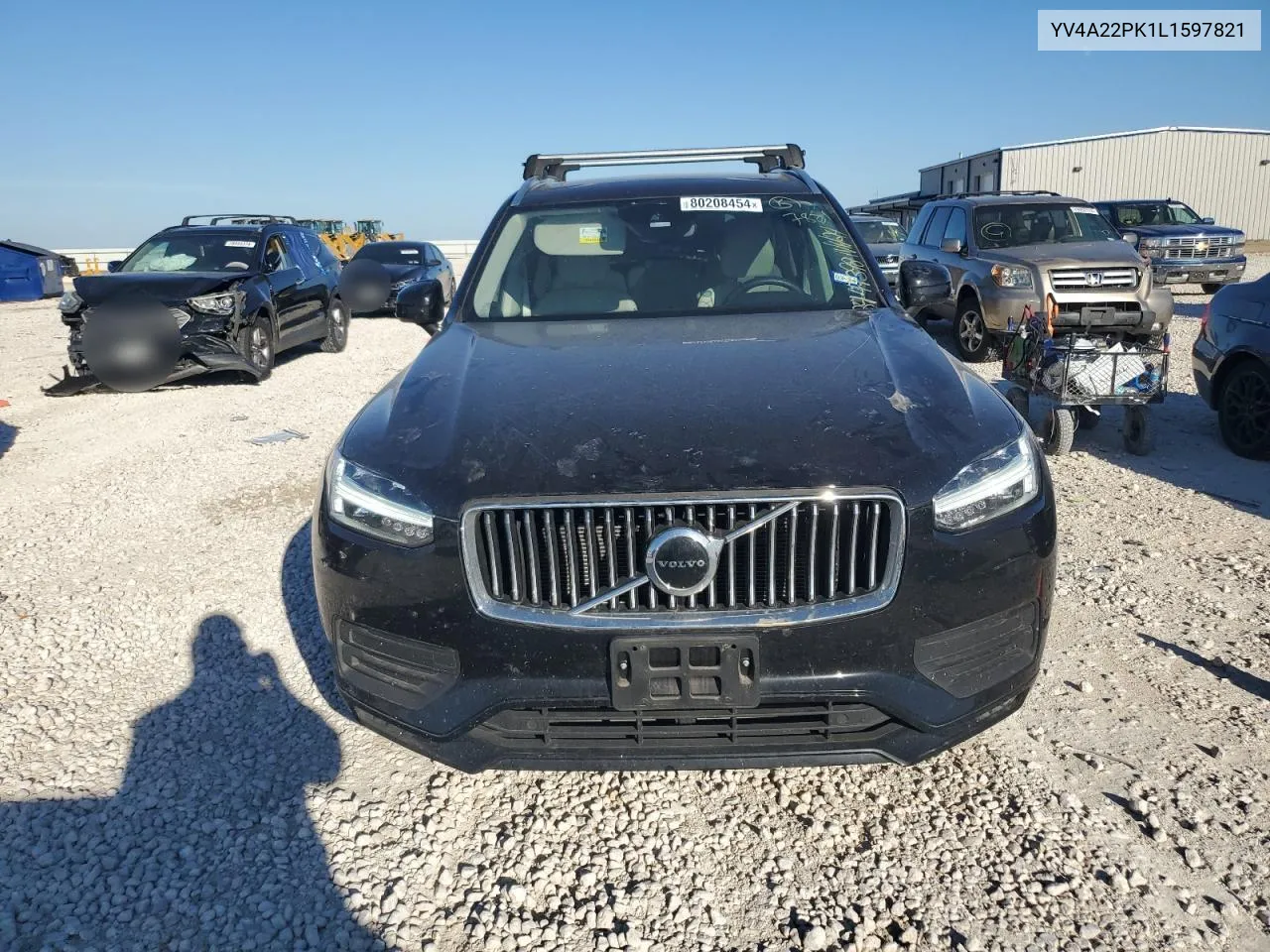 2020 Volvo Xc90 T6 Momentum VIN: YV4A22PK1L1597821 Lot: 80208454