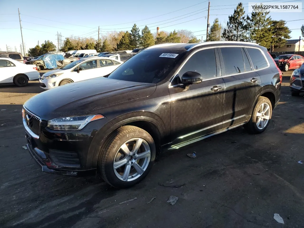 2020 Volvo Xc90 T6 Momentum VIN: YV4A22PK9L1587764 Lot: 80815994