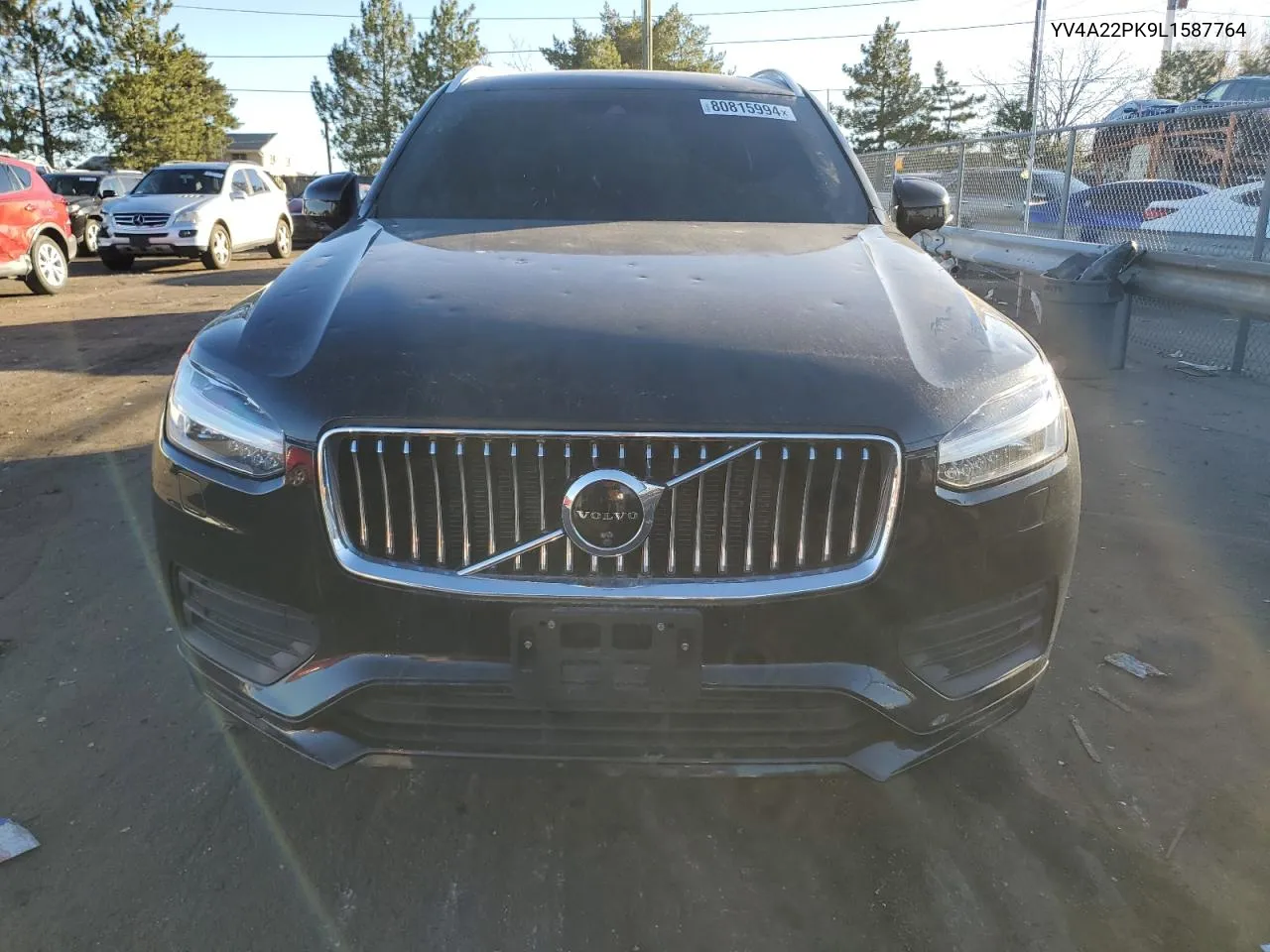 2020 Volvo Xc90 T6 Momentum VIN: YV4A22PK9L1587764 Lot: 80815994