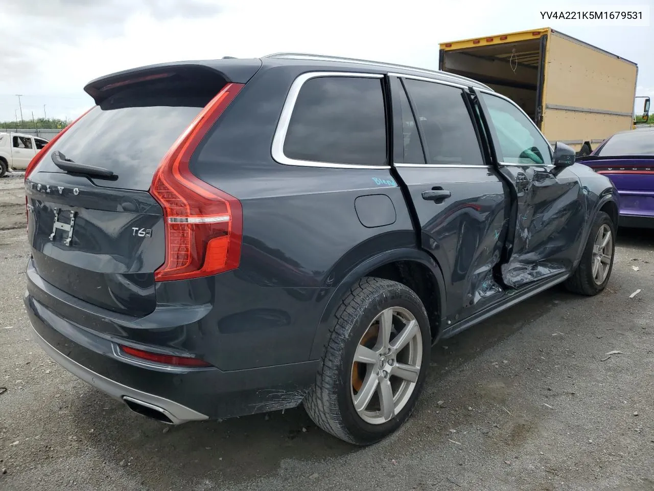 2021 Volvo Xc90 T6 Momentum VIN: YV4A221K5M1679531 Lot: 52433654