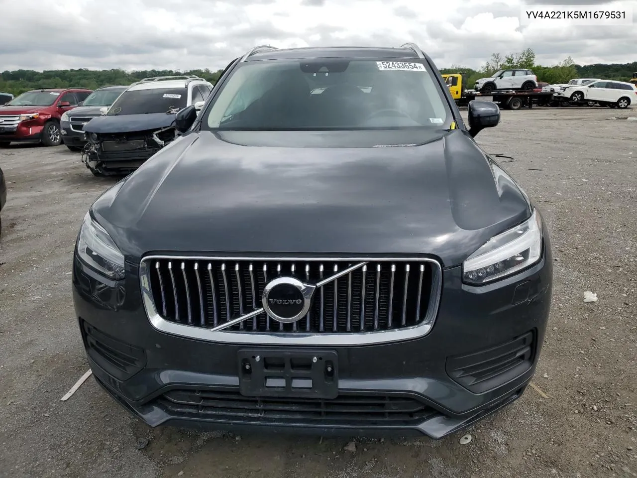 2021 Volvo Xc90 T6 Momentum VIN: YV4A221K5M1679531 Lot: 52433654