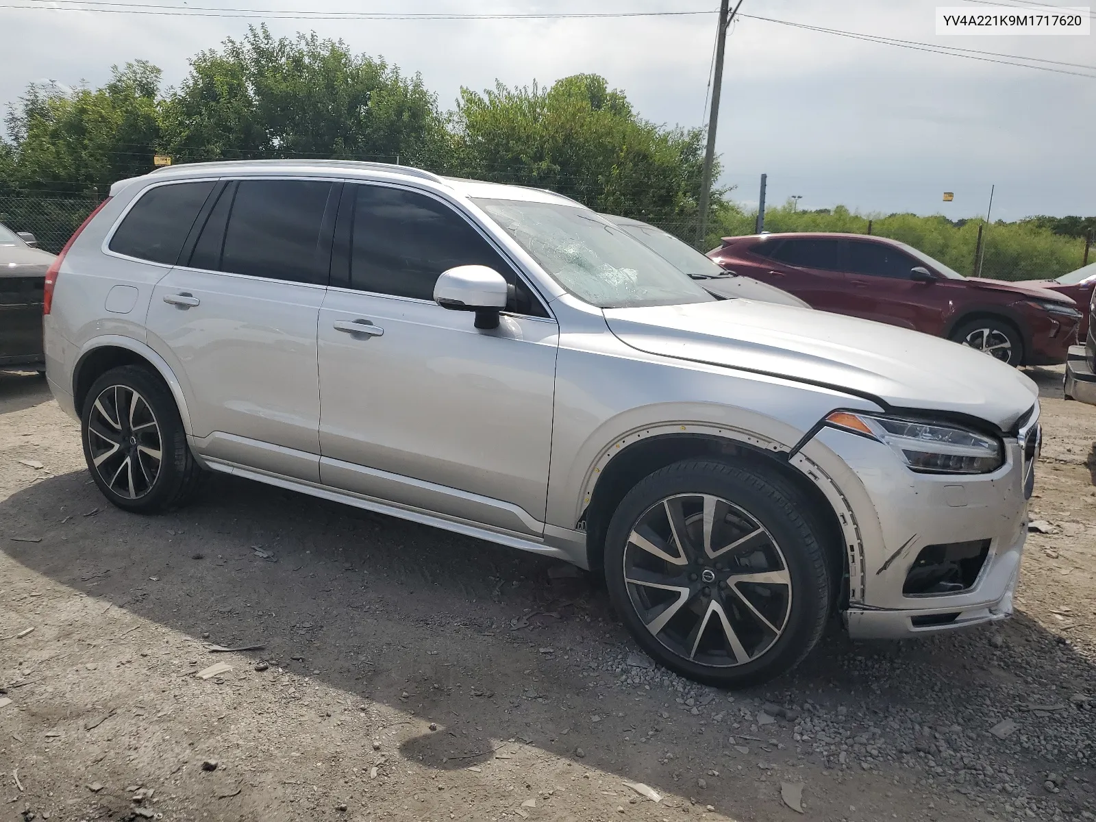 YV4A221K9M1717620 2021 Volvo Xc90 T6 Momentum